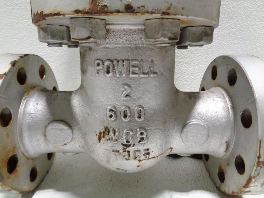 Powell 2" 600# RF WCB Gate Valve, Fig# 2.006003